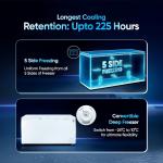 Haier HFC-788DM5, 5 Star Rating Double Door Convertible Deep Freezer, 5 Side Freezing, Dual Condenser, inside metal liner with 4 Years Comprehensive Warranty