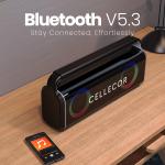 CELLECOR CBS-04 Thunder 120W RMS Bluetooth Speaker with 10 Hours Playtime | TWS Mode | Multiple LED Light Modes | Eco Adjuster | Dual EQ Modes | Multiple Connectivity Wireless Portable