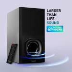 Panasonic SC-HTS160GWK 160W 2.1Ch with 3D Surround Soundbar Speaker System, Bluetooth, USB, RCA, AUX Inputs Remote Control