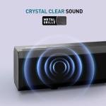 Panasonic SC-HTS160GWK 160W 2.1Ch with 3D Surround Soundbar Speaker System, Bluetooth, USB, RCA, AUX Inputs Remote Control