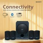 Sony SA-D40M2 All in One 4.1 Channel Home Theatre System with 100W Power Output and Powerful Subwoofer – Black