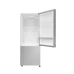 Haier HRB-3502BS-P 325 L 2 Star Frost Free Bottom Mount Double Door Refrigerator | Jhukna Mat - Bottom Freezer | Twin Inverter | Twist Ice Maker | 1 Hour Icing Technology, Brushline Silver