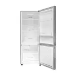Haier HRB-3502BS-P 325 L 2 Star Frost Free Bottom Mount Double Door Refrigerator | Jhukna Mat - Bottom Freezer | Twin Inverter | Twist Ice Maker | 1 Hour Icing Technology, Brushline Silver