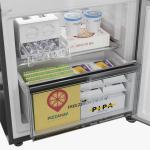 Haier HRB-4053BGK-P 355 Litres 3 Star Frost Free Double Door Bottom Mount Convertible Refrigerator with Triple Inverter Technology