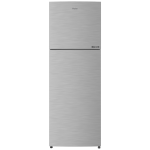 Haier HRF-2902EBS-P 240 Litres 2 Star Frost Free Double Door Refrigerator with Turbo Icing, Brushline Silver