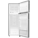 Haier HRF-2902EBS-P 240 Litres 2 Star Frost Free Double Door Refrigerator with Turbo Icing, Brushline Silver