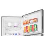 Haier HRF-2902EBS-P 240 Litres 2 Star Frost Free Double Door Refrigerator with Turbo Icing, Brushline Silver