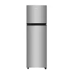 Haier HRF-3182IENS-P 268L Frost Free Double Door Refrigerator Flat Door Nickel Steel 2 Star