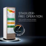 Haier HVC-505GT5 500L Visi Cooler with 6 Adjustable Shelves(1+3 Yr Warranty)