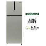 Panasonic NR-TH272BVHN 237 L Double Door 2 Star AI Enabled Inverter Technology Frost Free Refrigerator (Electric Grey, Jumbo Fresh Vegetable Basket)