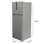 Panasonic NR-TH272BVHN 237 L Double Door 2 Star AI Enabled Inverter Technology Frost Free Refrigerator (Electric Grey, Jumbo Fresh Vegetable Basket)