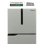Panasonic NR-TH272BVHN 237 L Double Door 2 Star AI Enabled Inverter Technology Frost Free Refrigerator (Electric Grey, Jumbo Fresh Vegetable Basket)