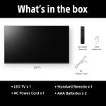 Sony BRAVIA 2M2 Series 108 cm (43 Inch) K-43S22M2 - 4K Ultra HD LED Google TV - 4K Processor X1, HDR10/HLG, Dolby™ Atmos, Chromecast Built-In,