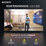Sony BRAVIA 2M2 Series 108 cm (43 Inch) K-43S22M2 - 4K Ultra HD LED Google TV - 4K Processor X1, HDR10/HLG, Dolby™ Atmos, Chromecast Built-In,